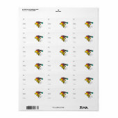 Erdnüsse | Woodstock Winter Beanie Cap Geschenk Ta Adressaufkleber (Vorne)