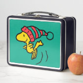 Erdnüsse | Woodstock Winter Beanie Cap Metall Brotdose (Beispiel)