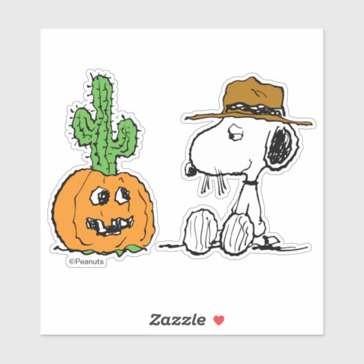 Erdnüsse | WüstenHalloween Aufkleber (Blatt)