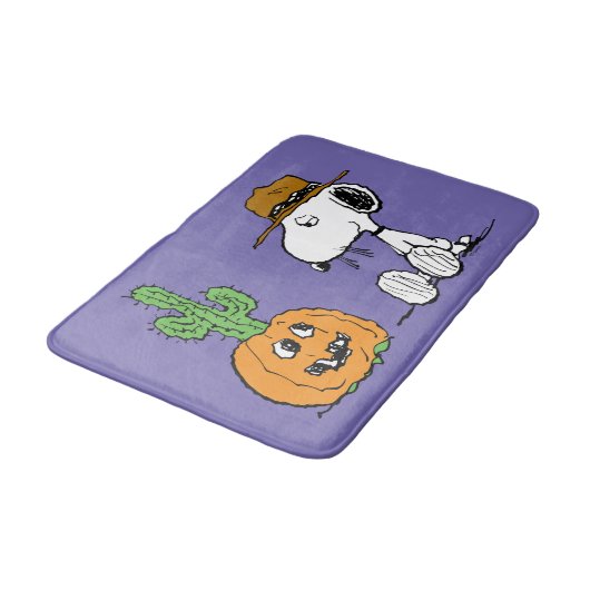 Erdnüsse | WüstenHalloween Badematte (Schrägansicht)