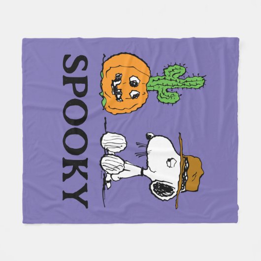 Erdnüsse | WüstenHalloween Fleecedecke (Vorderseite (Horizontal))