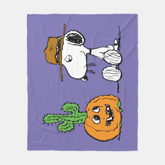 Erdnüsse | WüstenHalloween Fleecedecke (Vorderseite)