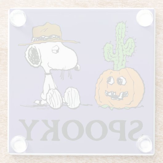 Erdnüsse | WüstenHalloween Glasuntersetzer (Rückseite)