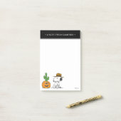 Erdnüsse | WüstenHalloween Post-it Klebezettel (Auf Schreibtisch)