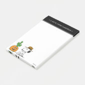 Erdnüsse | WüstenHalloween Post-it Klebezettel (angewinkelt)