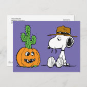 Erdnüsse | WüstenHalloween Postkarte (Vorne/Hinten)