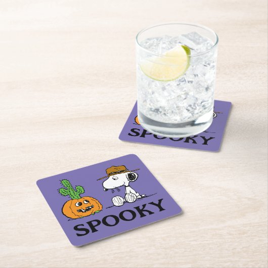 Erdnüsse | WüstenHalloween Rechteckiger Pappuntersetzer (Vor Ort)