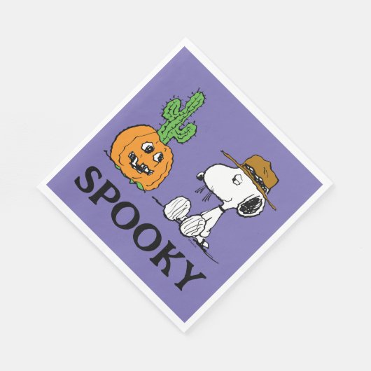 Erdnüsse | WüstenHalloween Serviette (Ecke)