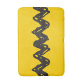 Erdnüsse | Zig-Zag-Shirt von Charlie Brown Badematte (Vorderseite Vertikal)