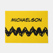 Erdnüsse | Zig-Zag-Shirt von Charlie Brown Fußmatte (Vorderseite)