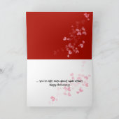 Erdnüsse zum 50. Jahrestag umarmt Karte (Innenseite)