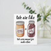 Erdnussjar zum Jubiläum Postkarte (Stehend Vorderseite)