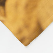 Erdnussmuster Fleecedecke (Ecke)