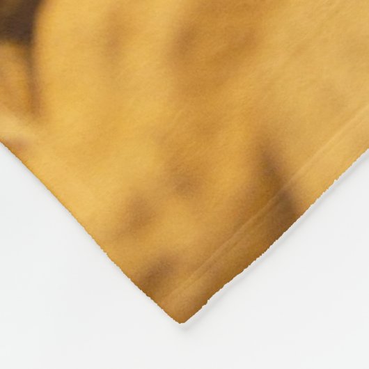 Erdnussmuster Fleecedecke (Ecke)