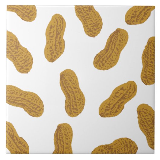 Erdnussmuster Fliese (Vorderseite)