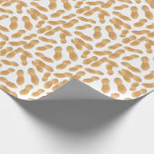 Erdnussmuster Geschenkpapier (Ecke)