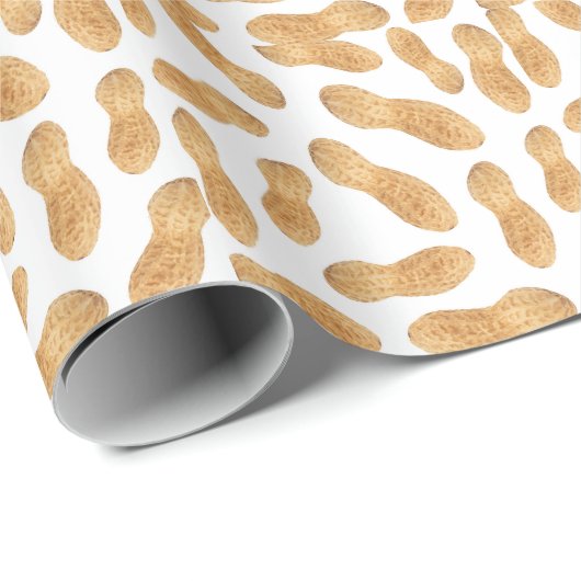 Erdnussmuster Geschenkpapier (Rolleneckpunkt)