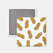 Erdnussmuster Magnet (Vorderseite/Rückseite)