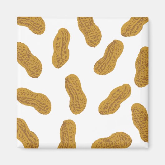 Erdnussmuster Magnet (Vorne)