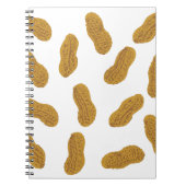 Erdnussmuster Notizblock (Vorderseite)