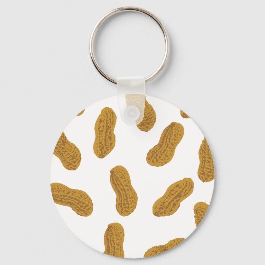 Erdnussmuster Schlüsselanhänger (Vorderseite)