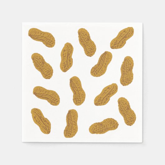 Erdnussmuster Serviette (Vorderseite)