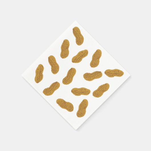 Erdnussmuster Serviette (Ecke)