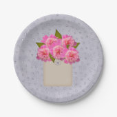 Erdnussplatte Pappteller (Vorderseite)