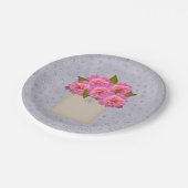 Erdnussplatte Pappteller (Schrägansicht)