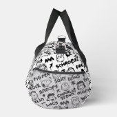 Erdnusszeichen Graffiti Muster Duffle Bag (Rechts)