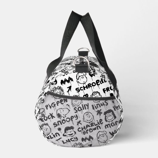 Erdnusszeichen Graffiti Muster Duffle Bag (Rechts)