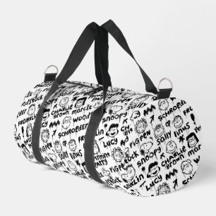 Erdnusszeichen Graffiti Muster Duffle Bag