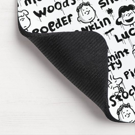 Erdnusszeichen Graffiti Muster Mousepad (Ecke)