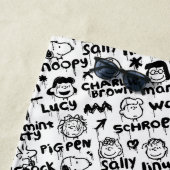 Erdnusszeichen Graffiti Muster Strandtuch (Beispiel)