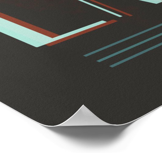 Erdoase Poster (Ecke)