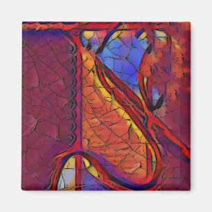 Erdoberfläche getrocknet magnet