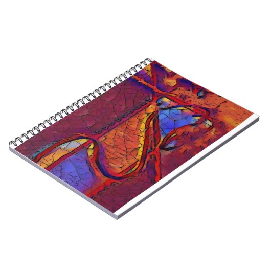 Erdoberfläche getrocknet notizblock (Linke Seite)