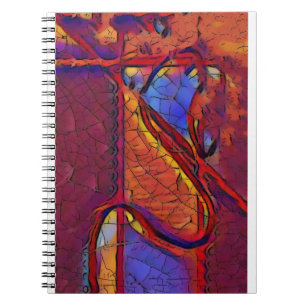 Erdoberfläche getrocknet notizblock