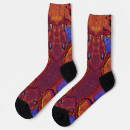 Erdoberfläche getrocknet socken