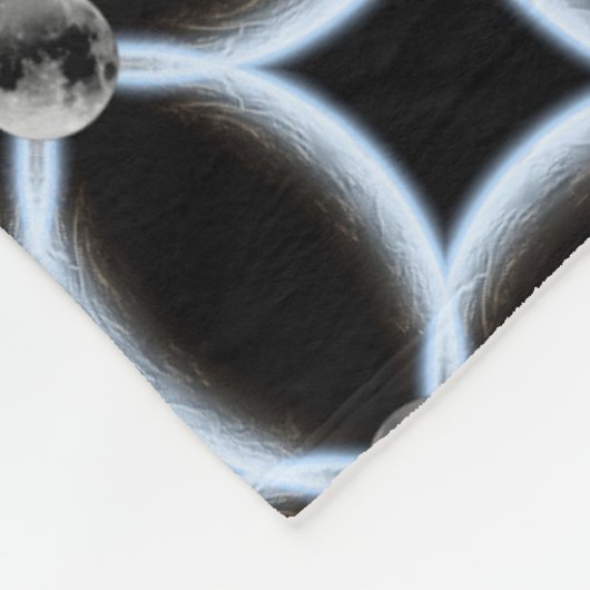 Erdoberflächen-Muster Fleecedecke (Ecke)