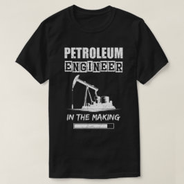 Erdöl-Ingenieur in der Herstellung, grungy Textur T-Shirt