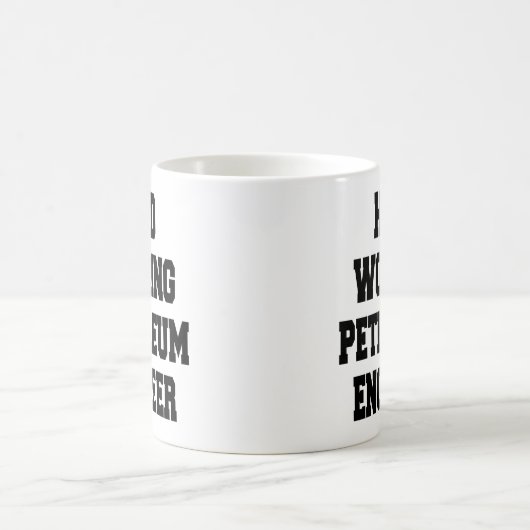 Erdöl-Ingenieur Kaffeetasse (Mittel)