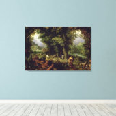 Erdöl oder Erdparadies, 1607-08 (Erdöl auf Polizis Leinwanddruck (Insitu (Holzboden))