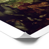 Erdöl oder Erdparadies, 1607-08 (Erdöl auf Polizis Poster (Ecke)