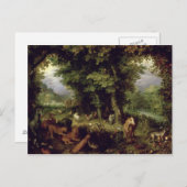 Erdöl oder Erdparadies, 1607-08 (Erdöl auf Polizis Postkarte (Vorne/Hinten)