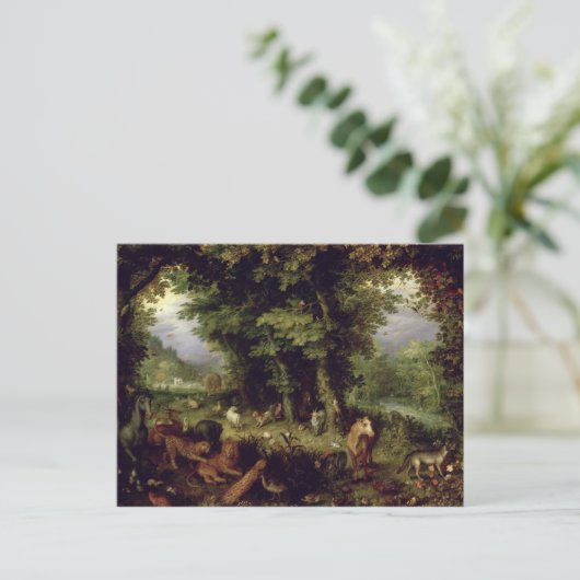 Erdöl oder Erdparadies, 1607-08 (Erdöl auf Polizis Postkarte (Stehend Vorderseite)