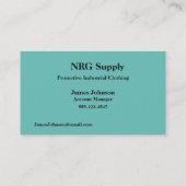 Erdöl- und Erdgasindustrie - amerikanische Flagge Visitenkarte (Rückseite)