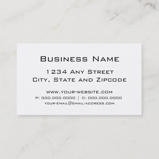 Erdölbohrungs-Anlage, Blitz-Sonnenaufgang Visitenkarte (Rückseite)