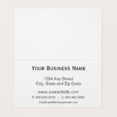 Erdölbohrungs-Anlage, Oklahoma, Sterne, Streifen Visitenkarten (Innenseite Aufgefaltet)