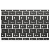 Erdölbohrungs-Anlage-Silhouette Stoff (Fat Quarter (45,7 x 55,9 cm))